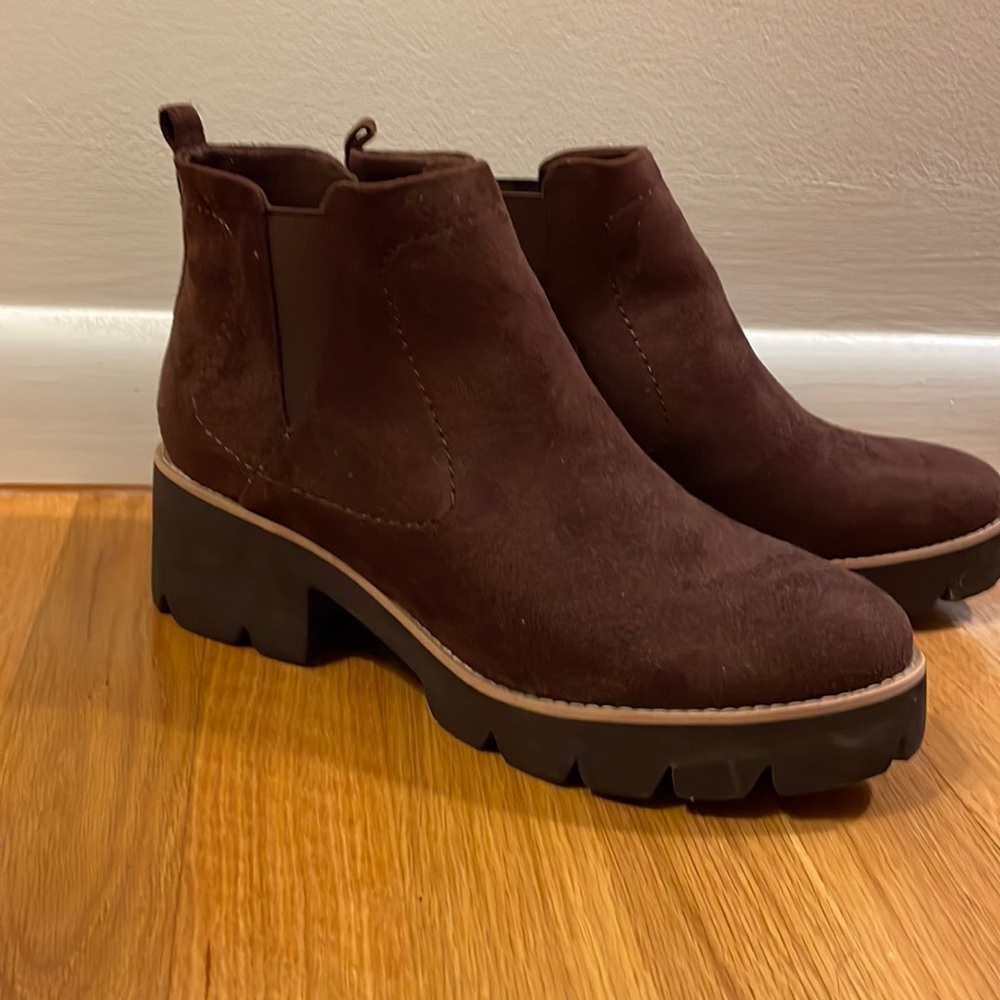Brown Vegan Seude boots